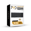 7MD Small Lightweight Tri-Fold Magnetic Suction Touch 64 Keys Keyboard |7MD2442|