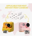5 Rolls Kids Instant Camera Refill Print Paper-Photo Print Thermal Paper for Lily Toy Kids Instant Print Camera 2.2 x1 Inch White