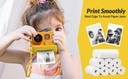 5 Rolls Kids Instant Camera Refill Print Paper-Photo Print Thermal Paper for Lily Toy Kids Instant Print Camera 2.2 x1 Inch White