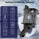 7MD 2 in1 Super Fast Charger with Telescopic Cable Built-in Fuse and Multi-Phones Charging Capacity 120W