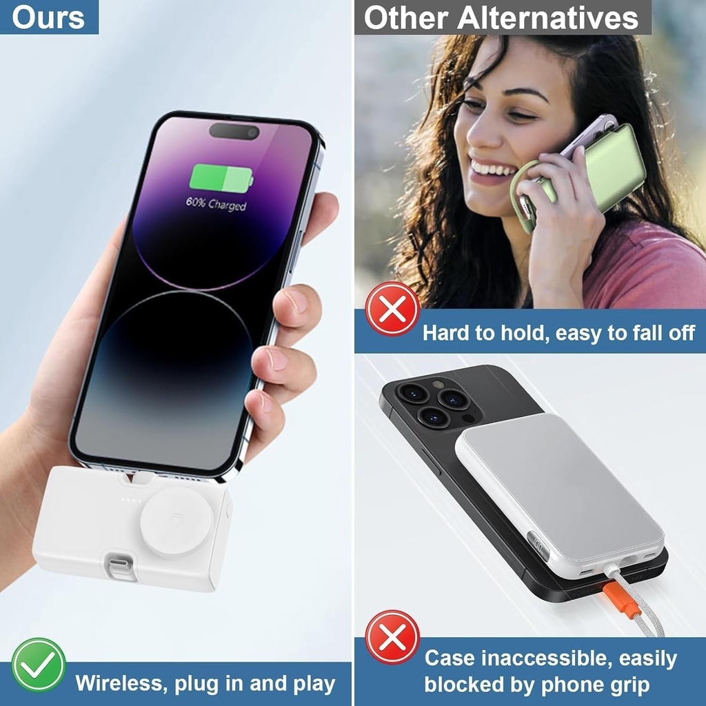 7MD 5000 mAh Portable Adjustable Bracket Dual Port 7md Power Bank |7MD45A|