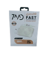 7MD 5-in-1 10000mAh 15W Wireless Charging USB-A Output Built-in Type-C Cable Fast Charging 7md Power Bank |7MD2444|