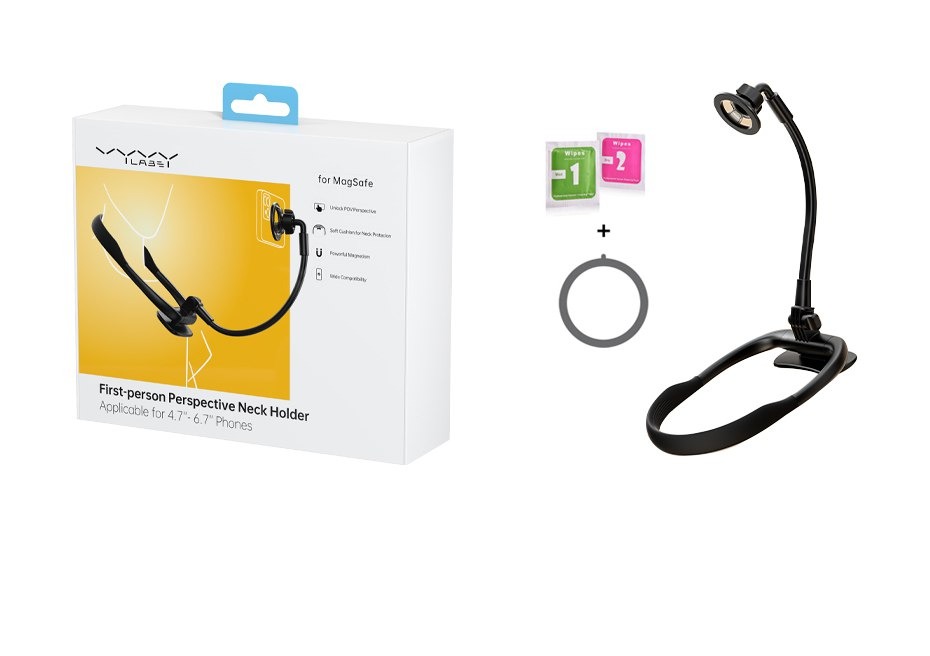 Vyvylabs First Person Perspective Phone Neck Holder | VKGB01-BK |