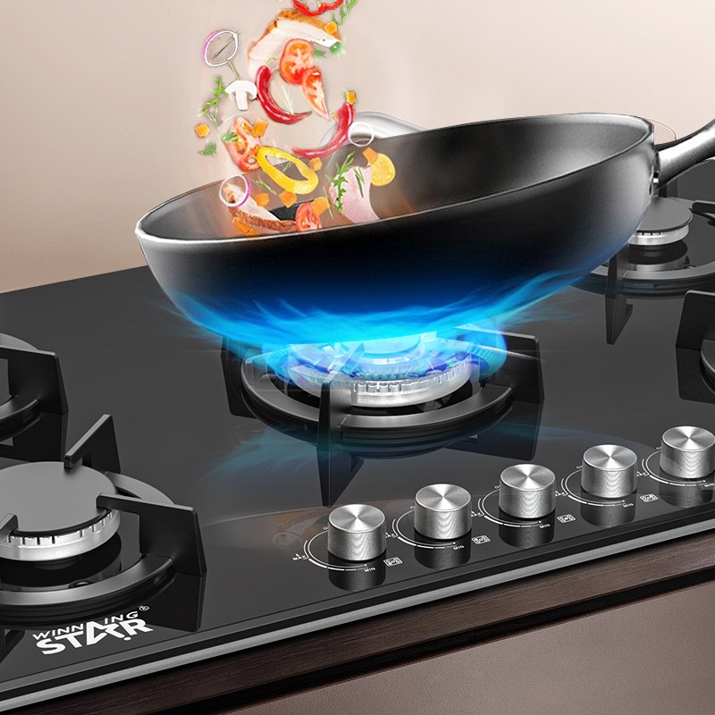 Winning Star Tempered Glass 5 Burner Kitchen Stove | ST-5660 |