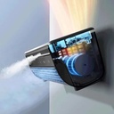 EDON Wall-Mounted Air Cooling Fan 20W Power Quick Cooling Easy To Install | E868A |