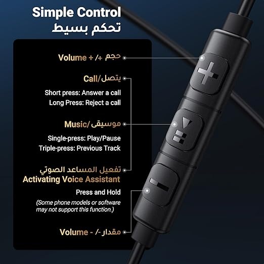 UGREEN In-Ear Earphones with USB-C Connector | EP105 P/N:35754 |