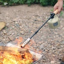 TakuMurano Wood Handle Camping Detachable Gas Torch High Power Outdoor Flamethrower for BBQ & Charcoal Burning |TC-PQ-101|