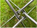 Green Lion Portable Bonfire Stainless Steel Stand - Silver |GNBNFRESTSTND|