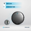 Powerology Smart RoboVac with Vacuum & Mop 2000Pa Suction and Precise Navigation |PP058||PPBCHA58|