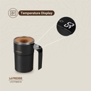 LePresso Stirmagic Auto Stirring Mug Type-C Charging Port Touch Control 304 Stainelss Steel  - Black |LP018||LPCFFM0018|