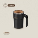 LePresso Stirmagic Auto Stirring Mug Type-C Charging Port Touch Control 304 Stainelss Steel  - Black |LP018||LPCFFM0018|