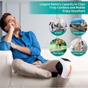 7MD Knee Massager 3000mAh Battery with Soothing Heat Red Light Therapy & Deep Vibration Relief!