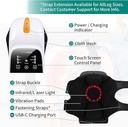 7MD Knee Massager 3000mAh Battery with Soothing Heat Red Light Therapy & Deep Vibration Relief!