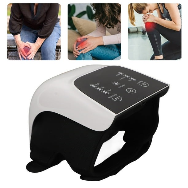 7MD Knee Massager 3000mAh Battery with Soothing Heat Red Light Therapy & Deep Vibration Relief!