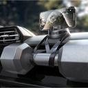 7MD 360° Rotation Car Mount Heat Resistant Nano Glue Secure Automatic Locking