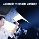 Full Coverage Car Automatic Retractable Shade Curtain UV Blocking & Adjustable Windshield Protector