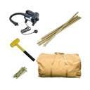 AlHor Inflatable Tent 3x3 Meters Durable Outdoor Shelter with Standard Air Pump & Reinforced Stability