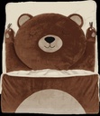 ALHOR Teddy Bear Sleeping Mattress for Children Soft & Cozy Bed Mattress Natural Cotton Filling