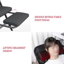 ALHOR Premium Folding Chair with Footrest for Outdoor and Camping |08546|