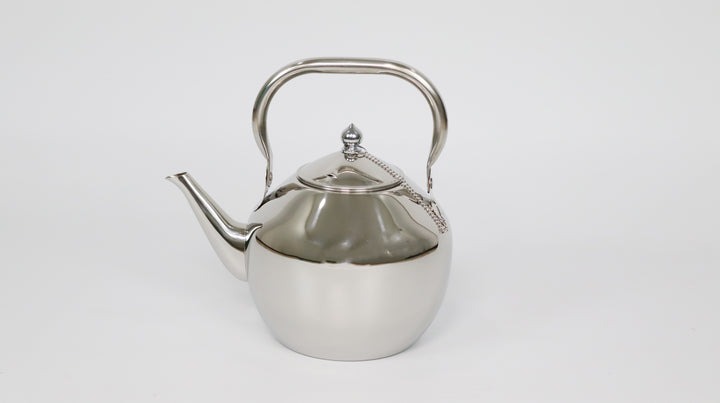 ALHOR Traditional Arabic Teapot Stainless Steel with Strainer Ideal for Camping & Outdoor Use |06357|