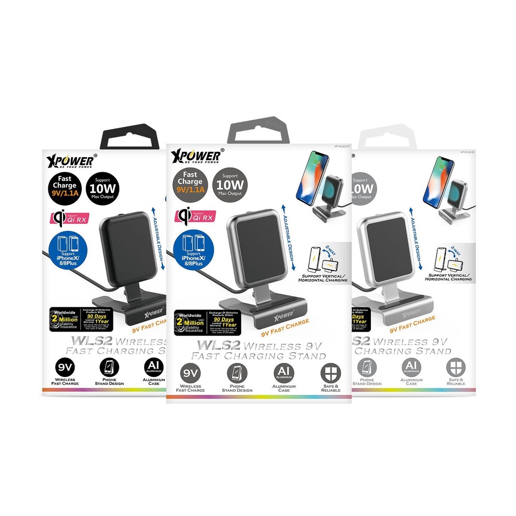 Xpower WLS2 (1 Coils) Wireless 9V Fast Charger Stand