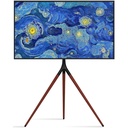 Height Adjustable Sleek Easel Design Tripod Floor TV Stand for 45"- 65" LCD LED Plasma Screens