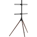 Height Adjustable Sleek Easel Design Tripod Floor TV Stand for 45"- 65" LCD LED Plasma Screens