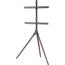 Height Adjustable Sleek Easel Design Tripod Floor TV Stand for 45"- 65" LCD LED Plasma Screens
