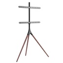 Height Adjustable Sleek Easel Design Tripod Floor TV Stand for 45"- 65" LCD LED Plasma Screens