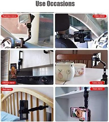 Goui Hook Universal Clip Phone Holder for Car Mirror 360° Rotation and Adjustable |G-CLIP||