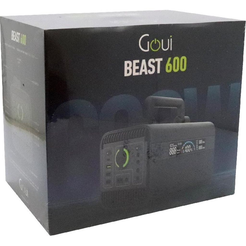 Goui Beast 600W Power Station  High Capacity Portable Power for Ultimate Outdoor Convenience