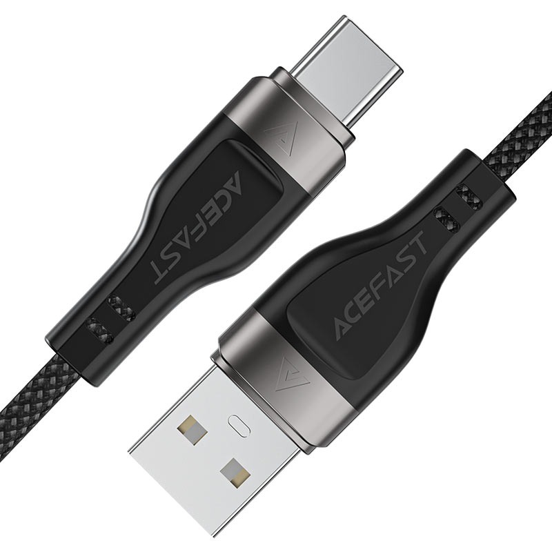 ACEFAST 1.2m 3A High Power USB-A to USB-C Magnetic Anti Tangle Fast Charging Data Cable |C11-04|