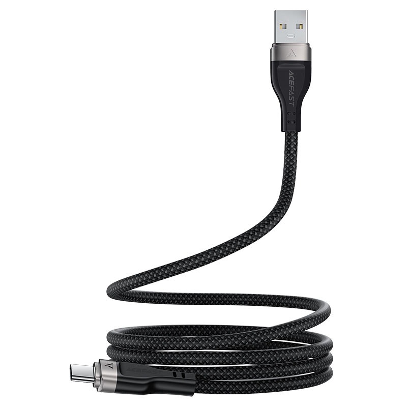 ACEFAST 1.2m 3A High Power USB-A to USB-C Magnetic Anti Tangle Fast Charging Data Cable |C11-04|