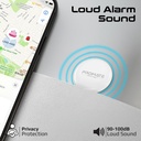 Promate Ultra Compact SMart Precision Tracking WIreless For Apple Find My App |ProTag-1|