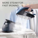 WINNING STAR 2200W Self-Cleaning Ceramic Soleplate Industrial Steam Station Iron  Vertical Steamer for Household and Commercial Use |ST-6129|