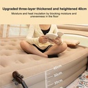Outdoor Camping One-Click Automatic Inflatable 21-Hole Air Mattress with Built-in 4000mAh Inflator