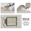 Outdoor Camping One-Click Automatic Inflatable 21-Hole Air Mattress with Built-in 4000mAh Inflator