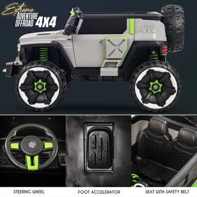 TakTik Double Door Remote Control Super Strong Heavy Duty 4 x 4 Jeep |WN-1166|