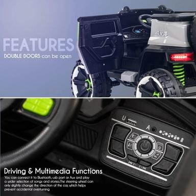 TakTik Double Door Remote Control Super Strong Heavy Duty 4 x 4 Jeep |WN-1166|