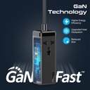 Promate 65W GaNFast Multi Port Power Strip With Universal AC Socket |PowerBrix-GaN65|