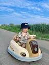 Mommy & Me Kids Electric Bumper Car By 7MD Powerful Dual Motors Single Seat Design and LED Headlights