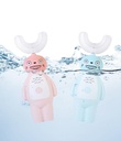 Mommy & Me Children's U Shaped Electric Toothbrush by 7MD Gentle & Effective Oral Care for Kids |MD-020|
