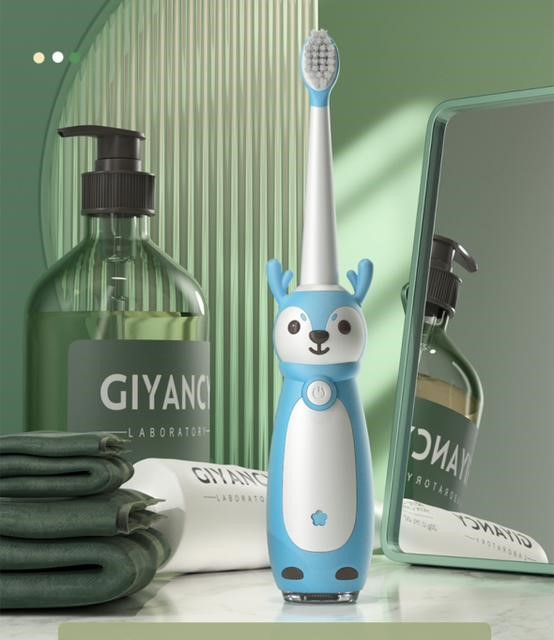 Mommy & Me Electric Sonic Toothbrush by 7MD 3 Speed Mode 31000 Vibrations/Minute IPX7 Waterproof Design |7MD-807A|