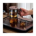 7MD Automatic Teapot Glass Tea Kettle Borosilicate Glass Durable Design Multi Use Compatibility