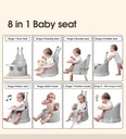 Mommy & Me Baby Dining Chair by 7MD Multifunctional Bluetooth Connectivity All in One Baby Chair |ABD-ZY16017|
