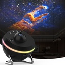 7MD Meteor and Galaxy Projector Mesmerizing Starry Show Meteor Light Effects Adjustable Colorful Projection |7MD-TKQ01|
