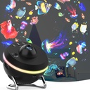 7MD Meteor and Galaxy Projector Mesmerizing Starry Show Meteor Light Effects Adjustable Colorful Projection |7MD-TKQ01|