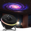 7MD Meteor and Galaxy Projector Mesmerizing Starry Show Meteor Light Effects Adjustable Colorful Projection |7MD-TKQ01|