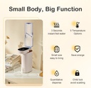 7MD Portable Water Heater 5 Adjustable Temperatures 2000W Compact Efficient Perfect for Quick Heating |7MD-DS03|