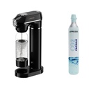 7MD Package Contains 1 x Lepresso Carbonator Instant Sparkling Water Maker with Pressure Gauge and 1 x LePresso CO2 Capsule For Sparkling Water